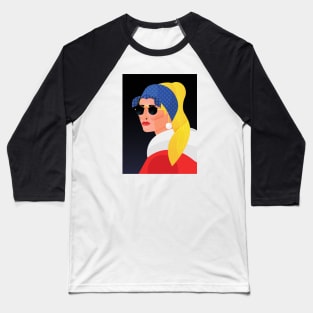 Girl with the Pearl Earring Baseball T-Shirt